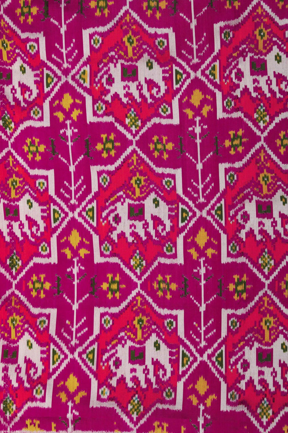 Image of Pochampally Ikat Twill Silk Saree